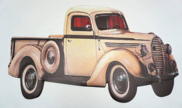 BLASZANY SZYLD AUTO- TABLICZKA 29X49,5 cm