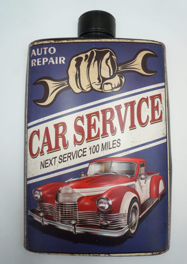 BLASZANY SZYLD CAR SERVICE - TABLICZKA 39X25 cm