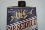 BLASZANY SZYLD CAR SERVICE - TABLICZKA 39X25 cm