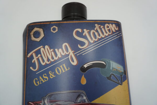 BLASZANY SZYLD FILLING STATION - TABLICZKA 39X25 cm