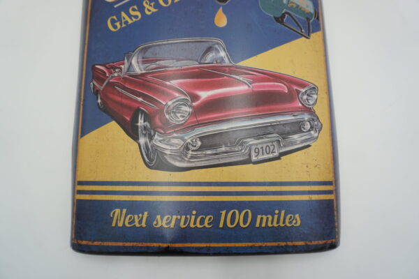 BLASZANY SZYLD FILLING STATION - TABLICZKA 39X25 cm