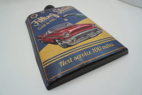 BLASZANY SZYLD FILLING STATION - TABLICZKA 39X25 cm