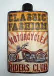 BLASZANY SZYLD MOTORCYCLES RIDERS CLUB - TABLICZKA 39,5X25,5 cm