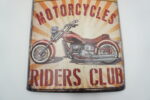 BLASZANY SZYLD MOTORCYCLES RIDERS CLUB - TABLICZKA 39,5X25,5 cm