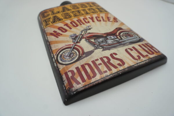 BLASZANY SZYLD MOTORCYCLES RIDERS CLUB - TABLICZKA 39,5X25,5 cm