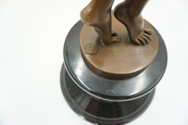 DUŻA FIGURA Z BRĄZU TANCERKA Z KOŁAMI 67cm!!