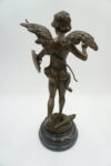 DUŻA FIGURA Z BRĄZU ANIOŁ ZWANY " ALERTE "