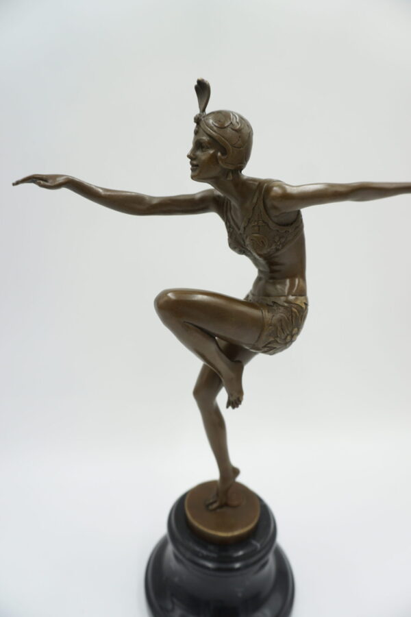 DUŻA FIGURA Z BRĄZU TANCERKA CON BRIO