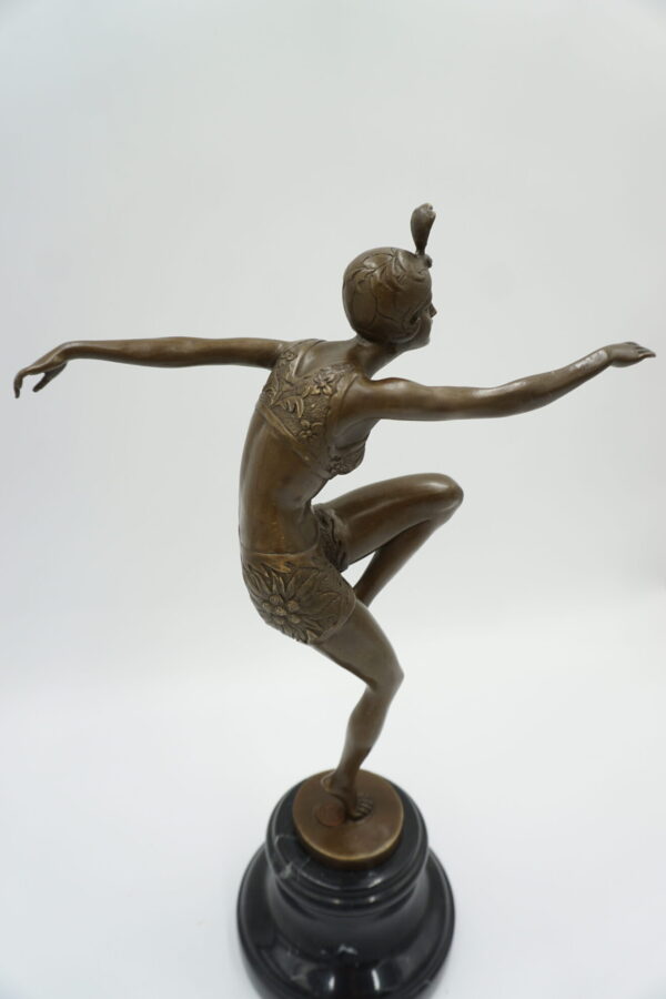 DUŻA FIGURA Z BRĄZU TANCERKA CON BRIO