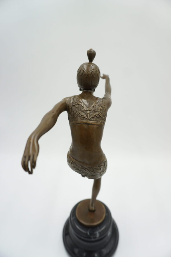 DUŻA FIGURA Z BRĄZU TANCERKA CON BRIO