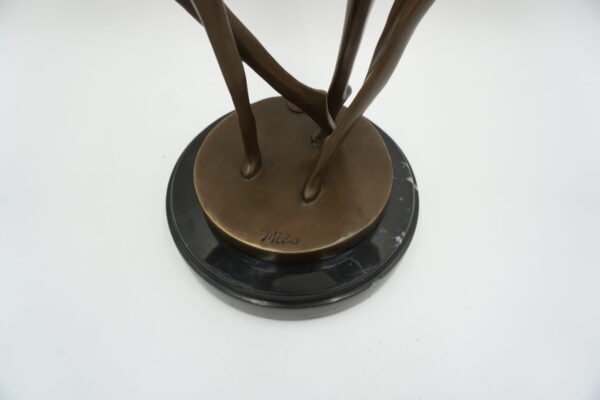 DUŻA FIGURA Z BRĄZU PARA TANCERZY - MODERNIZM