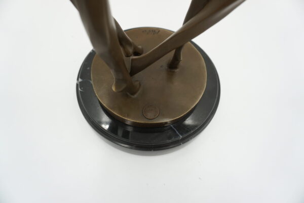 DUŻA FIGURA Z BRĄZU PARA TANCERZY - MODERNIZM