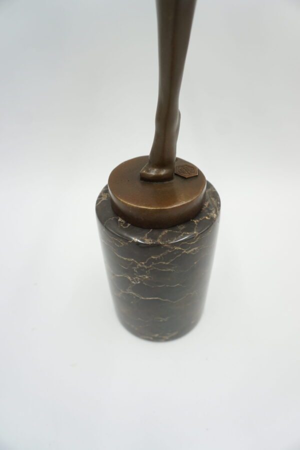 FIGURA Z BRĄZU AKT KOBIECY - MODERNIZM