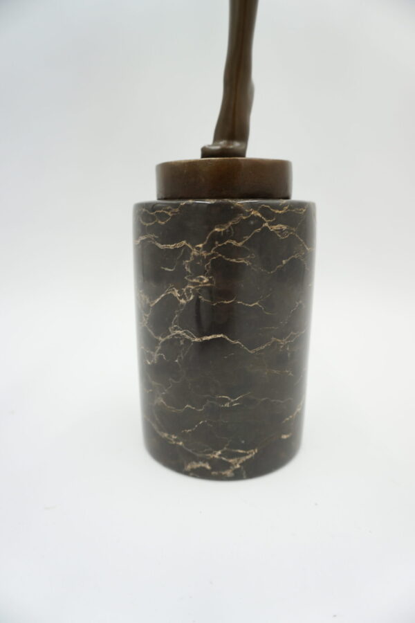 FIGURA Z BRĄZU AKT KOBIECY - MODERNIZM