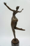 FIGURA Z BRĄZU AKT KOBIECY - MODERNIZM