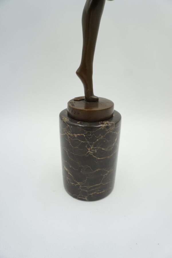 FIGURA Z BRĄZU AKT KOBIECY - MODERNIZM