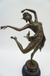 FIGURA Z BRĄZU KOBIETA TANCERKA