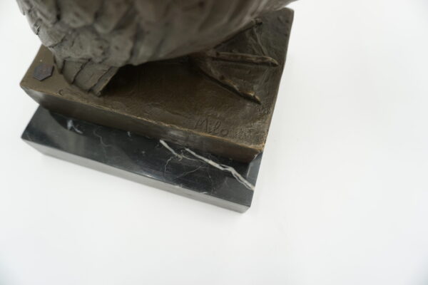 FIGURA Z BRĄZU PTAK PELIKAN