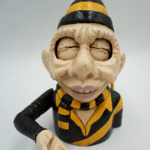 ŻELIWNA RUCHOMA SKARBONKA ZŁODZIEJ - ZABAWKA