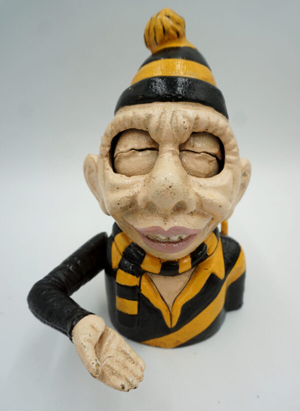 ŻELIWNA RUCHOMA SKARBONKA ZŁODZIEJ - ZABAWKA