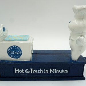 ŻELIWNA RUCHOMA SKARBONKA PIEKARZ - ZABAWKA