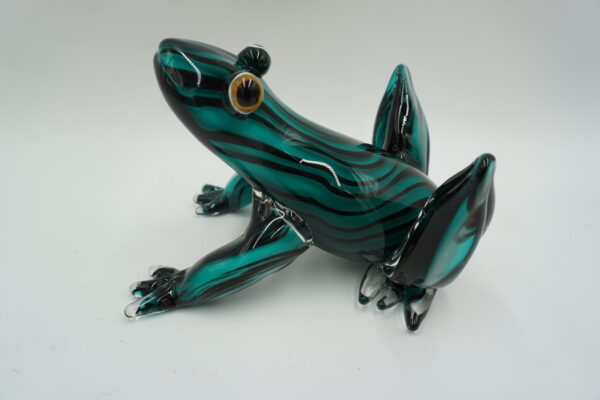 SZKŁO MURANO, FIGURA ŻABA