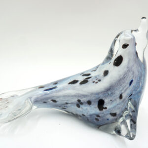 SZKŁO MURANO, FIGURA FOKA