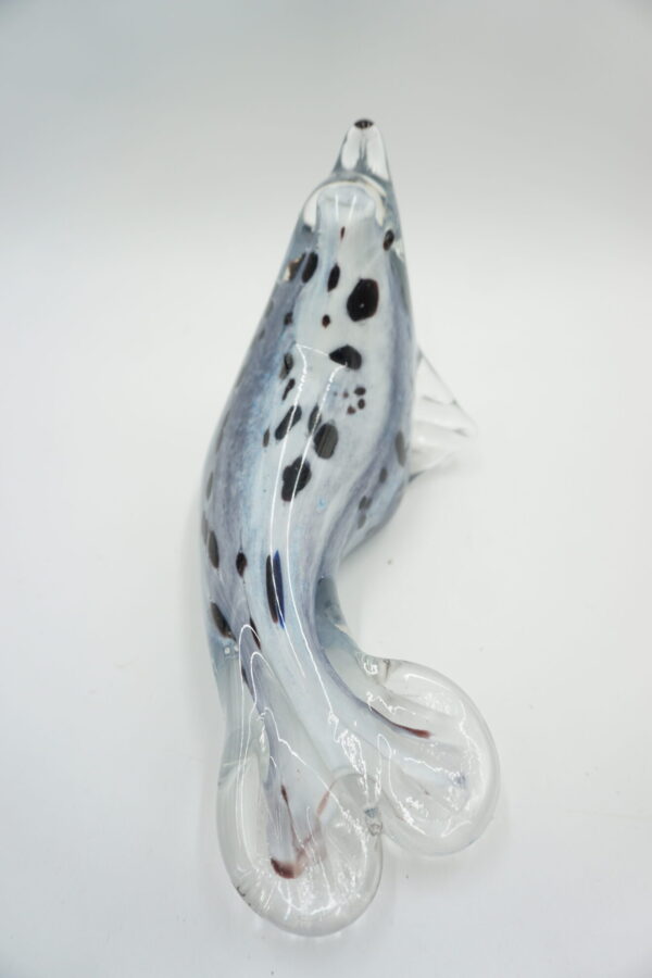 SZKŁO MURANO, FIGURA FOKA