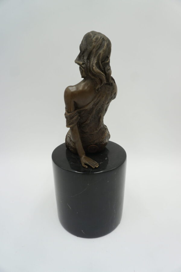 FIGURA Z BRĄZU AKT ZMYSŁOWA KOBIETA