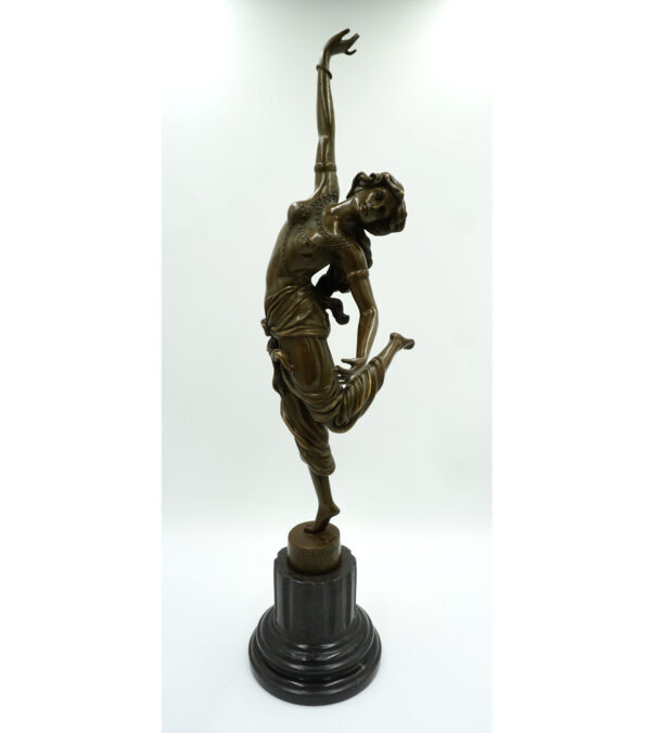 DUŻA FIGURA Z BRĄZU TANCERKA