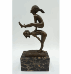 FIGURA Z BRĄZU PARA AKROBATEK