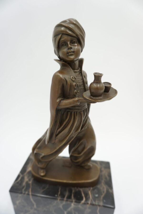 FIGURA Z BRĄZU ALLADYN