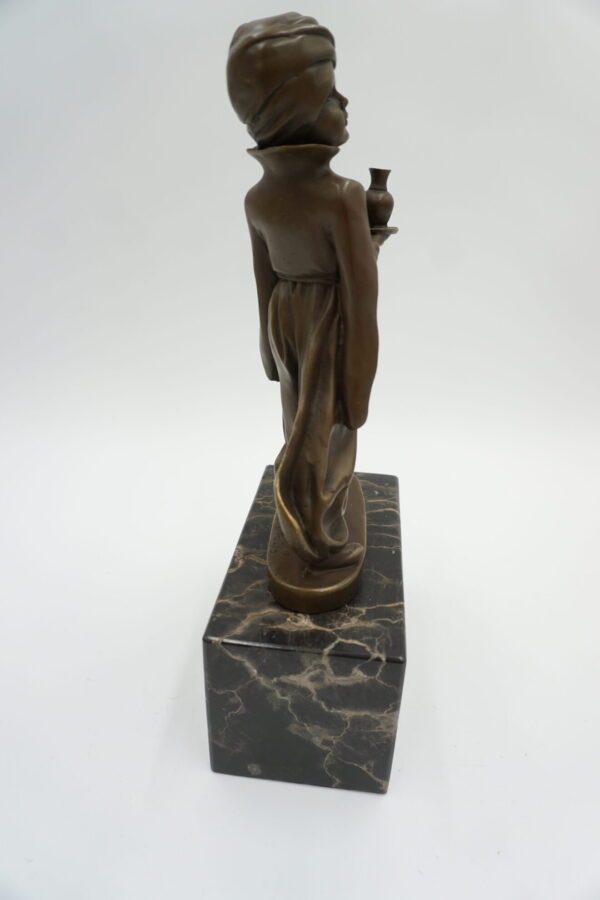 FIGURA Z BRĄZU ALLADYN