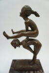 FIGURA Z BRĄZU PARA AKROBATEK