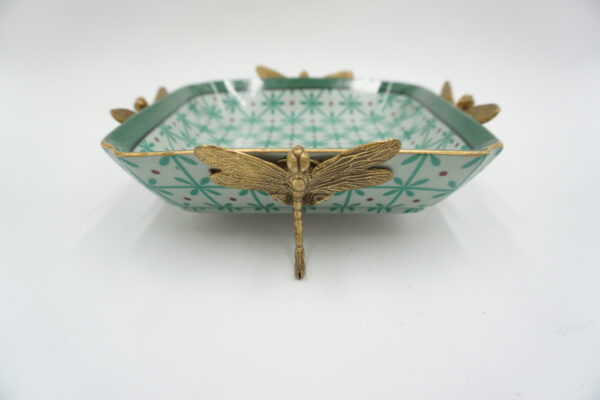 PATERKA POPIELNICZKA PORCELANA Z BRĄZEM - WAŻKI