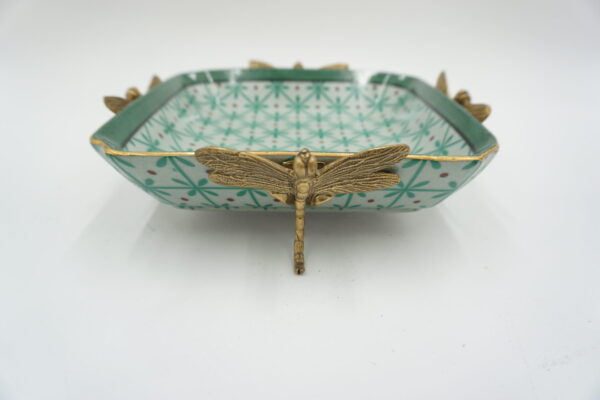 PATERKA POPIELNICZKA PORCELANA Z BRĄZEM - WAŻKI