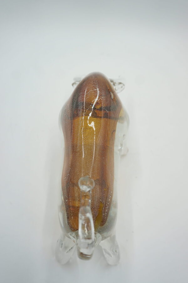 SZKŁO MURANO, FIGURA BYK