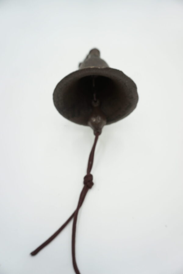 PIĘKNY ŻELIWNY DZWON DZWONECZEK KOTWICA