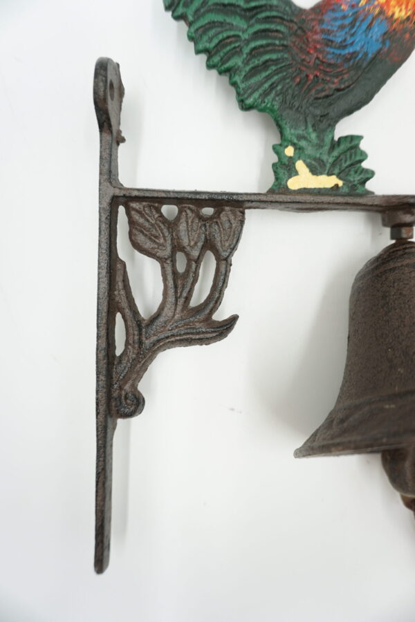 PIĘKNY ŻELIWNY DZWON DZWONECZEK KOGUT KOGUCIK