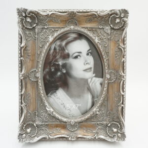 DEKORACYJNA SREBRNA RAMKA RAMA NA ZDJĘCIE