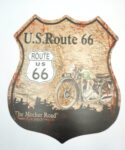 BLASZANY SZYLD U.S.Route 66 - TABLICZKA 34,5X30 cm