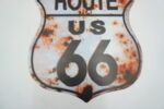 BLASZANY SZYLD ROUTE US 66 - TABLICZKA 34,5X30 cm
