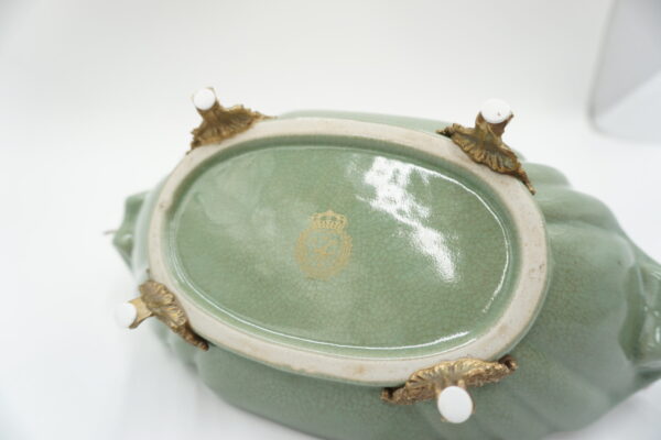 PATERKA PORCELANA Z BRĄZEM - WAŻKI