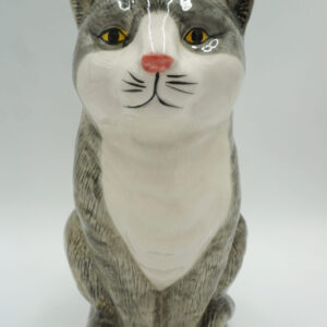 PIĘKNA PORCELANOWA FIGURKA KOT KOTEK