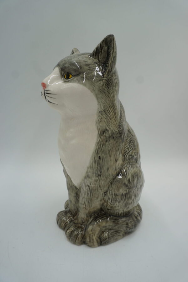 PIĘKNA PORCELANOWA FIGURKA KOT KOTEK