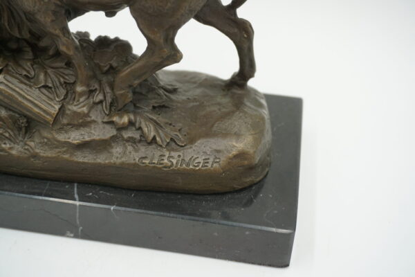 FIGURA Z BRĄZU WALKA DWÓCH BYKÓW