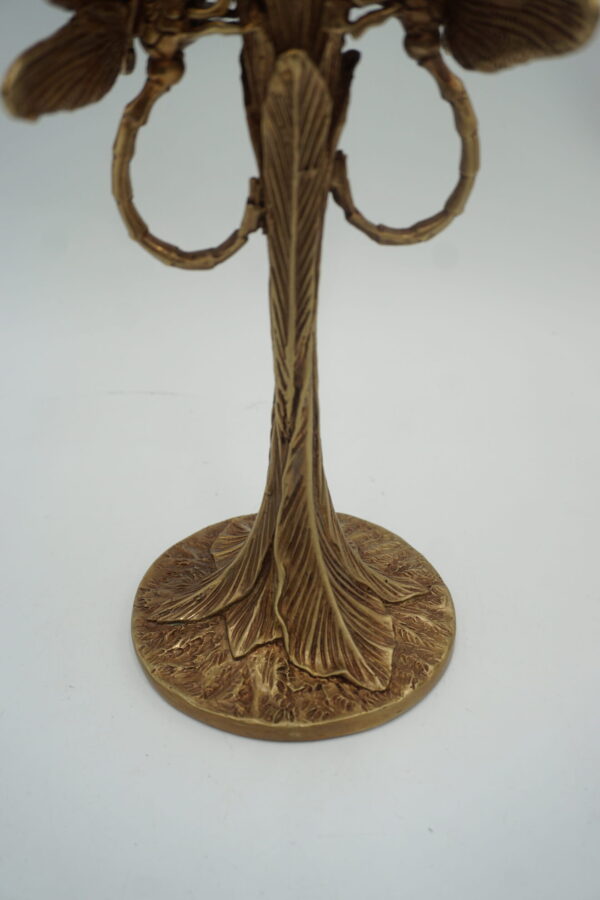 WAZON WAZONIK PORCELANA Z BRĄZEM - WAŻKI