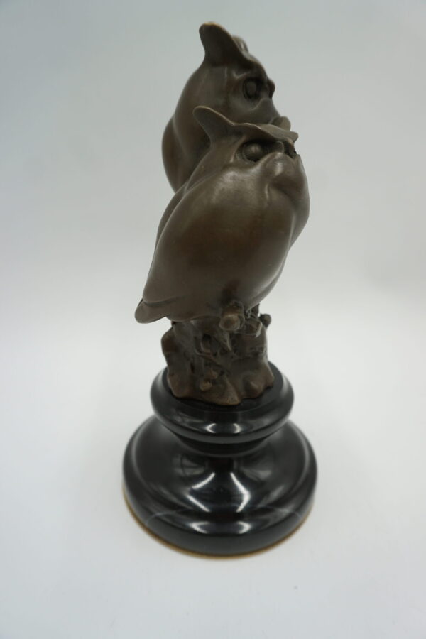 FIGURA Z BRĄZU SOWY