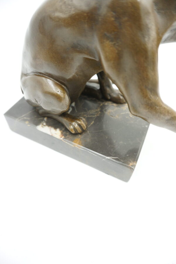 FIGURA Z BRĄZU KOT KOTEK