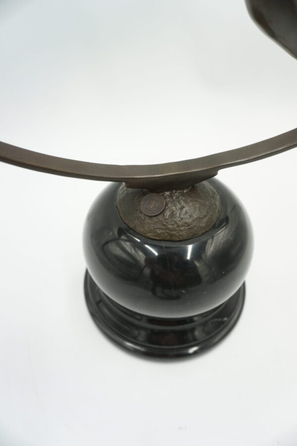 DUŻA FIGURA Z BRĄZU TANCERKA W KOLE BALETNICA BALLERINA